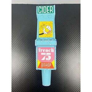 Bishop Cider French 75 Tap Handle Light Blue Arcade Game Style‎